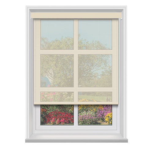 Hayden Honey Sheer with Cassette Lifestyle Roller blinds